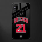 chicago 21 glass case for samsung galaxy f41 image