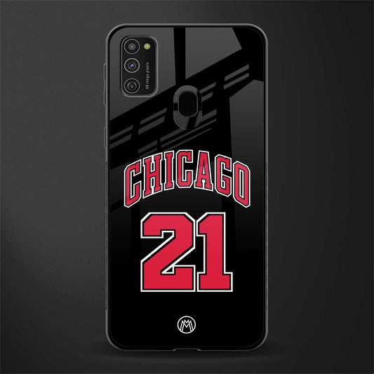 chicago 21 glass case for samsung galaxy m21 image