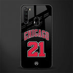 chicago 21 glass case for redmi note 8 image