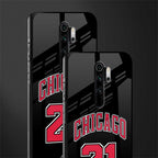 chicago 21 glass case for redmi note 8 pro image-2