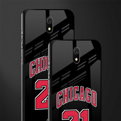 chicago 21 glass case for redmi 8a image-2