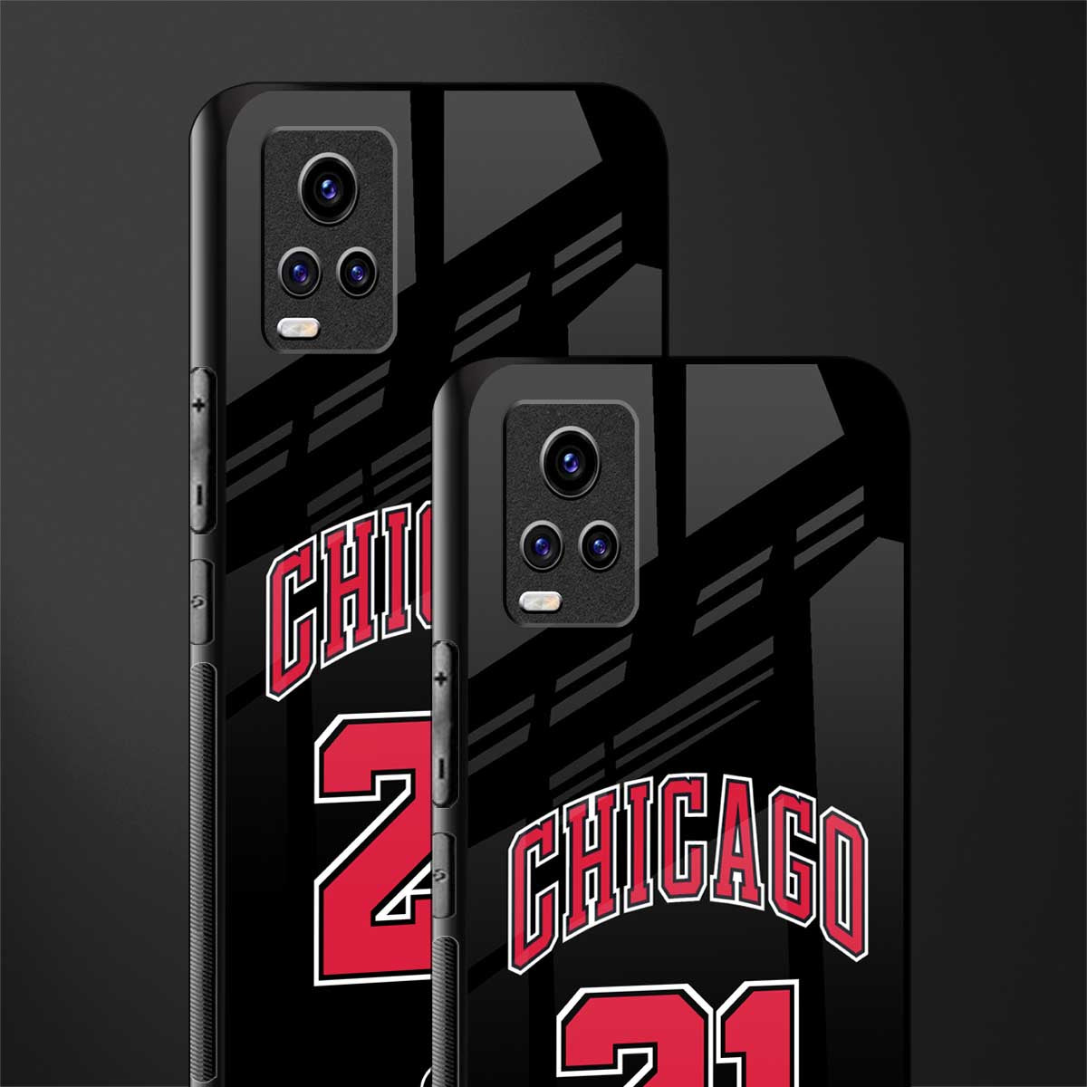 chicago 21 back phone cover | glass case for vivo y73