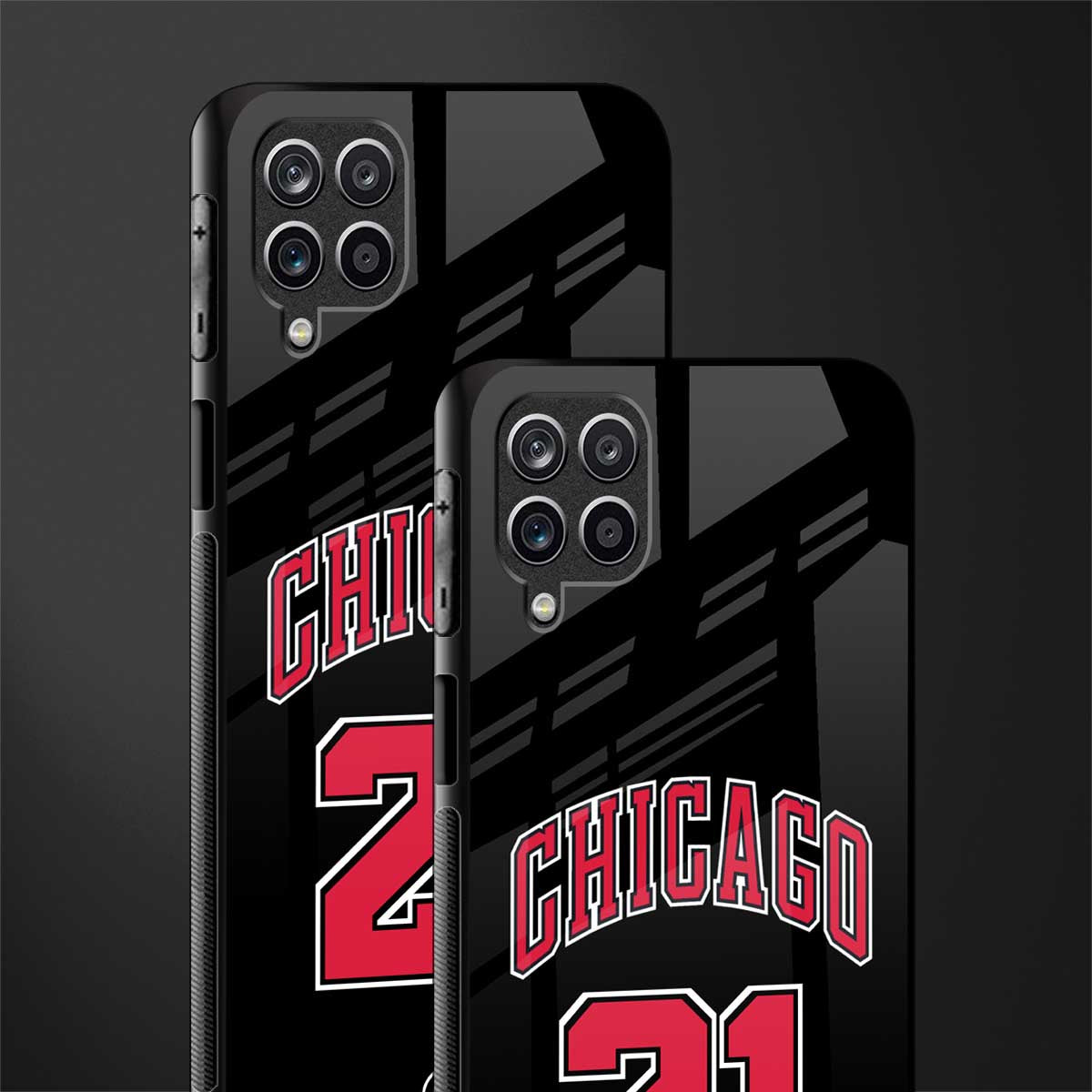 chicago 21 back phone cover | glass case for samsung galaxy a22 4g