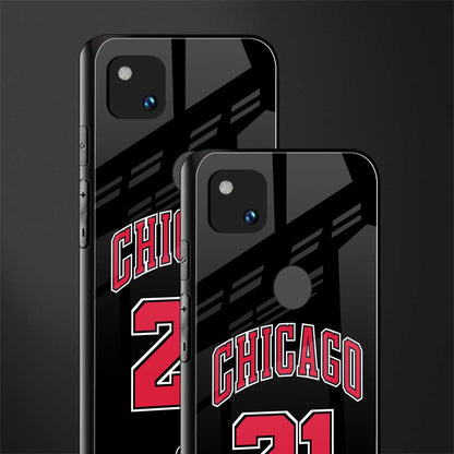 chicago 21 back phone cover | glass case for google pixel 4a 4g