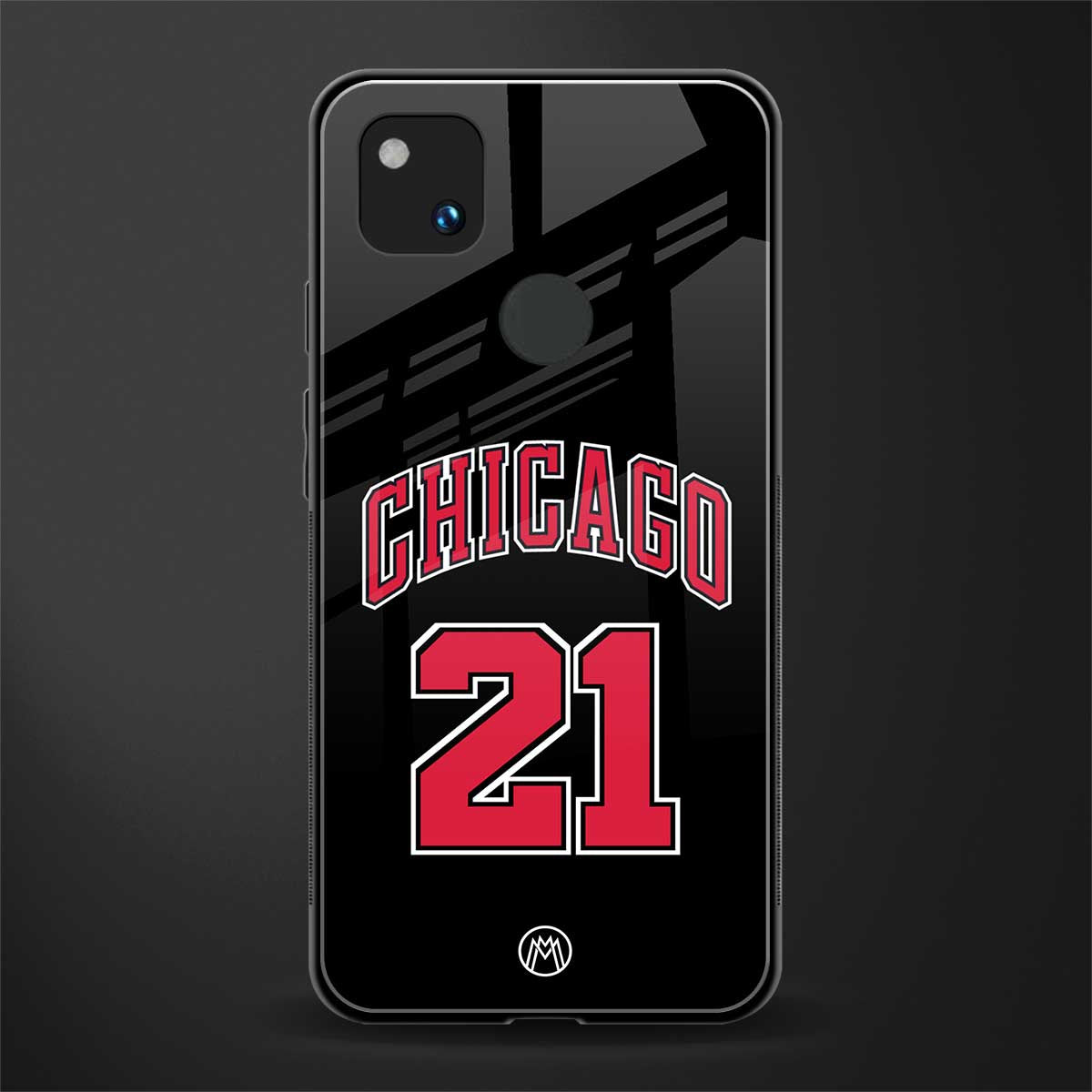 chicago 21 back phone cover | glass case for google pixel 4a 4g