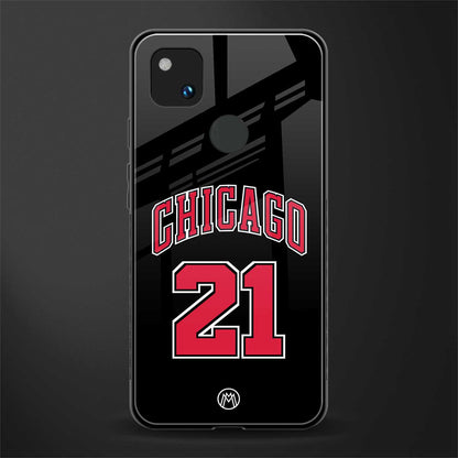 chicago 21 back phone cover | glass case for google pixel 4a 4g