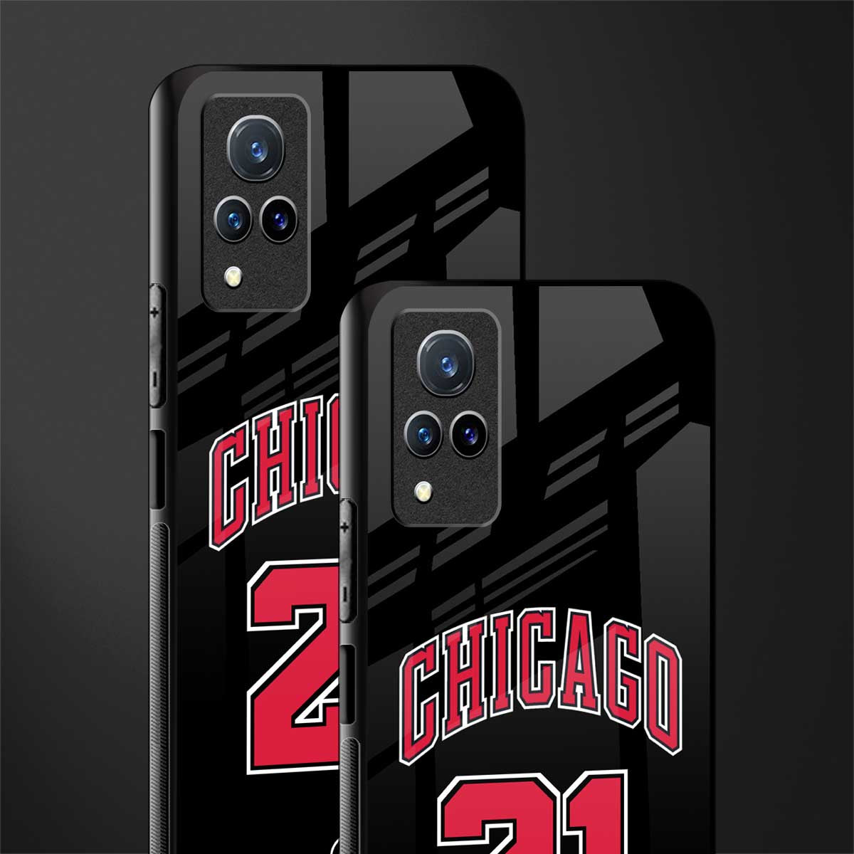 chicago 21 glass case for vivo v21 5g image-2