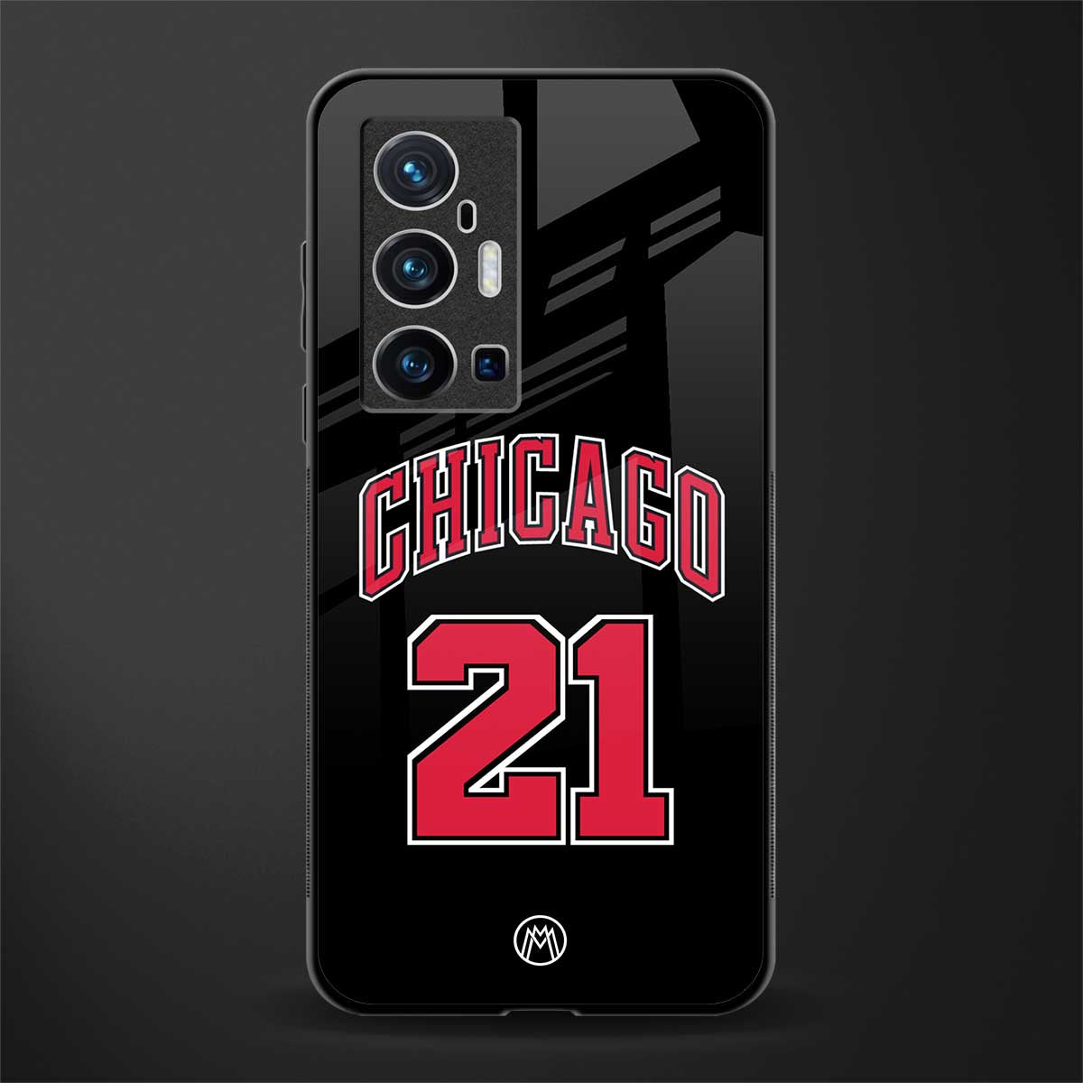 chicago 21 glass case for vivo x70 pro plus image