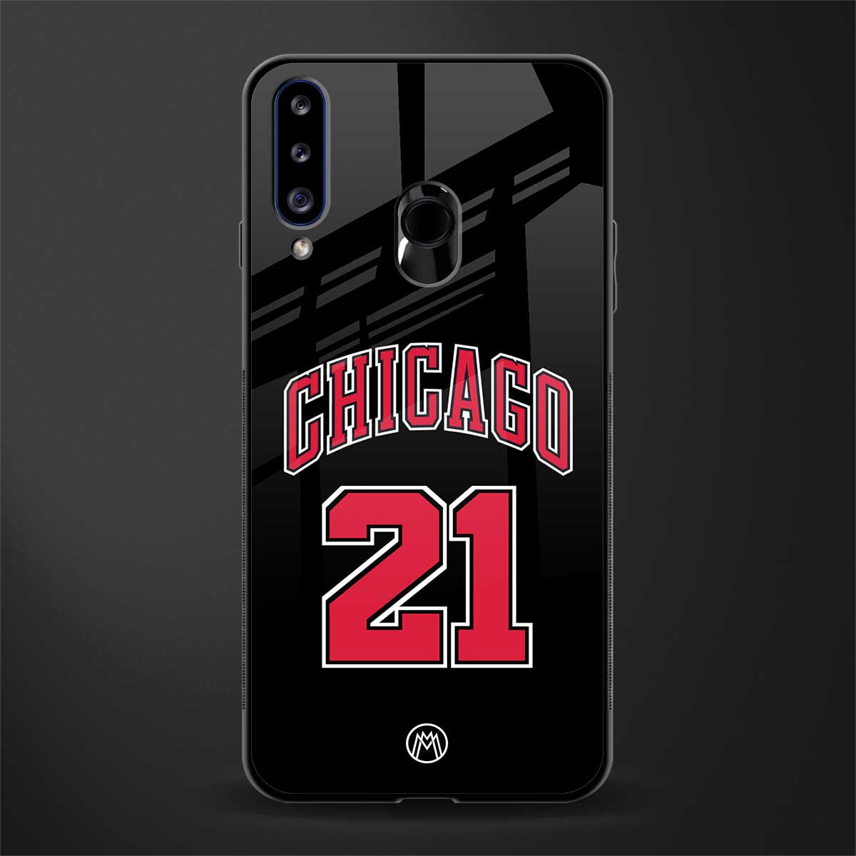 chicago 21 glass case for samsung galaxy a20s image