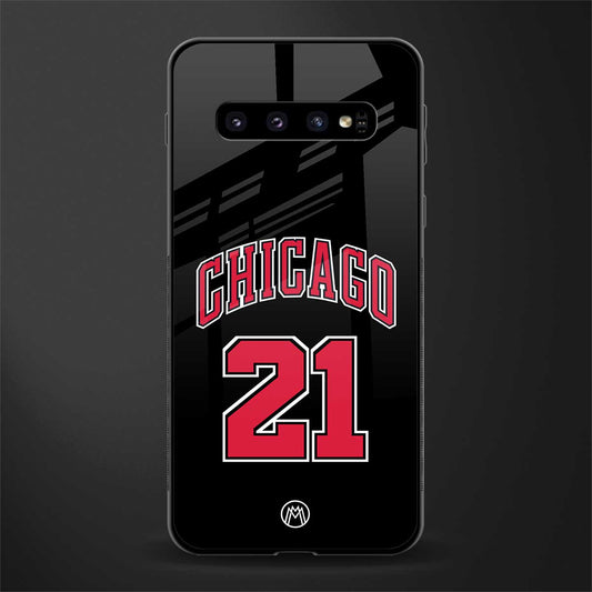 chicago 21 glass case for samsung galaxy s10 image