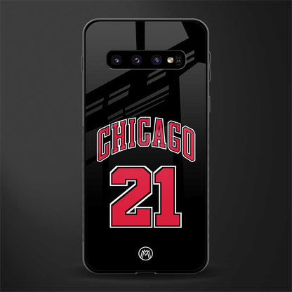 chicago 21 glass case for samsung galaxy s10 plus image