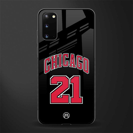 chicago 21 glass case for samsung galaxy s20 image