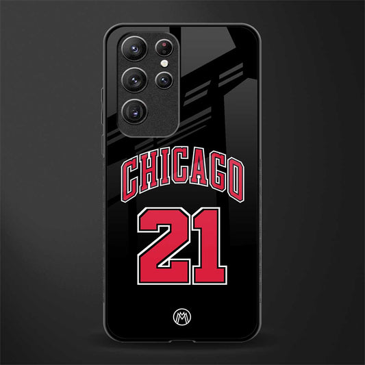 chicago 21 glass case for samsung galaxy s22 ultra 5g image