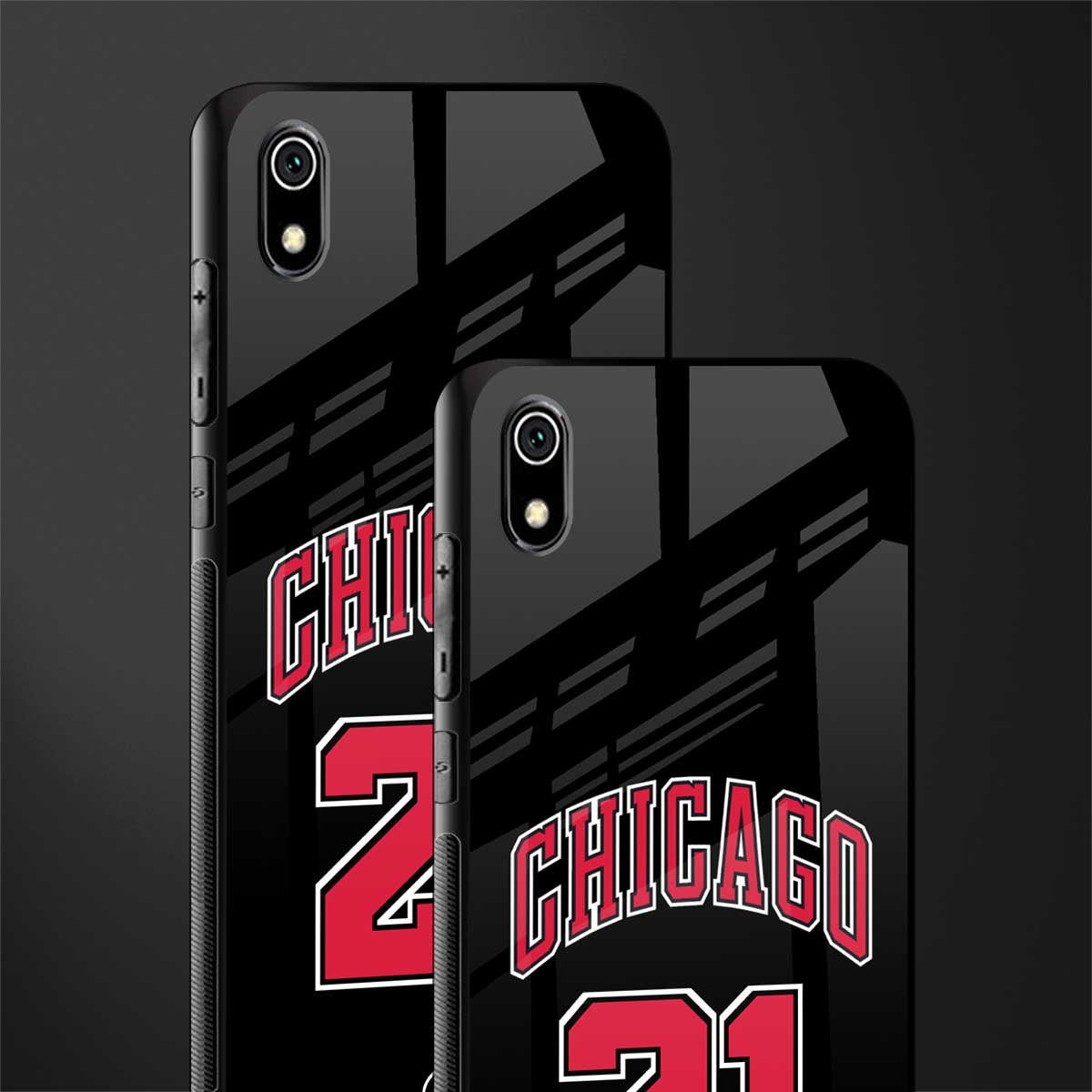 chicago 21 glass case for redmi 7a image-2