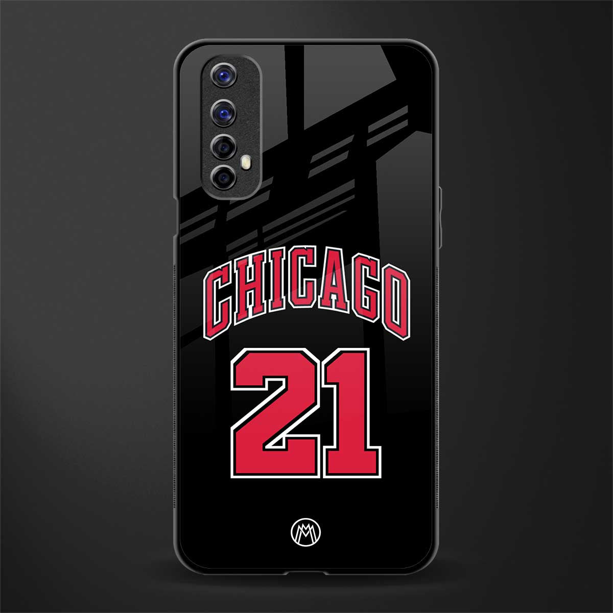 chicago 21 glass case for realme 7 image
