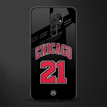 chicago 21 glass case for poco m2 image