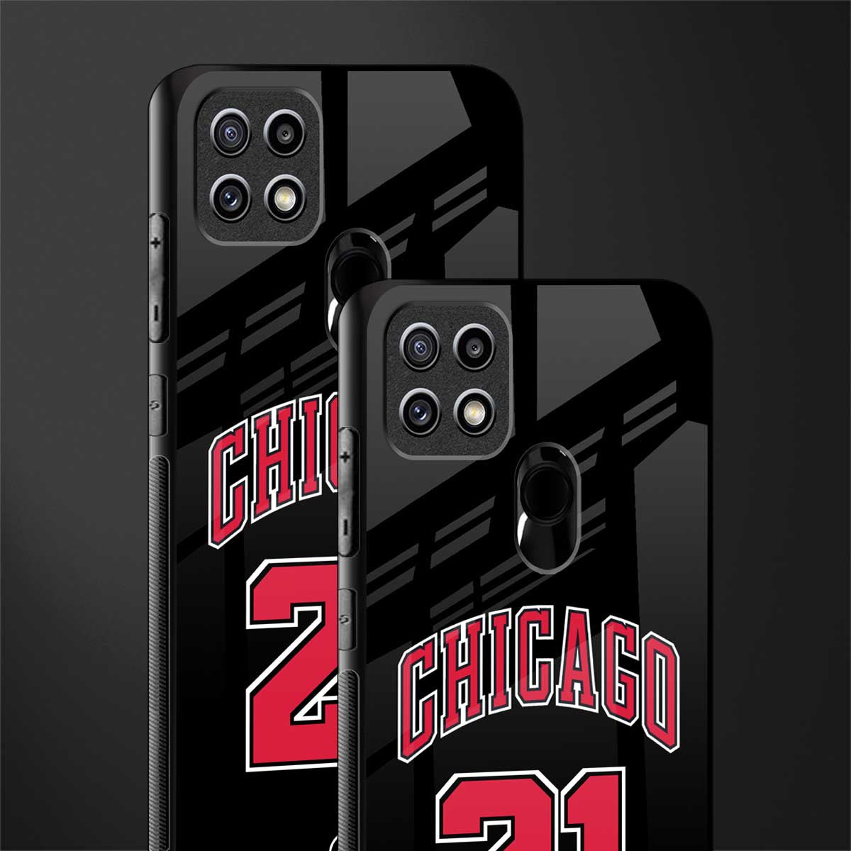 chicago 21 glass case for oppo a15s image-2