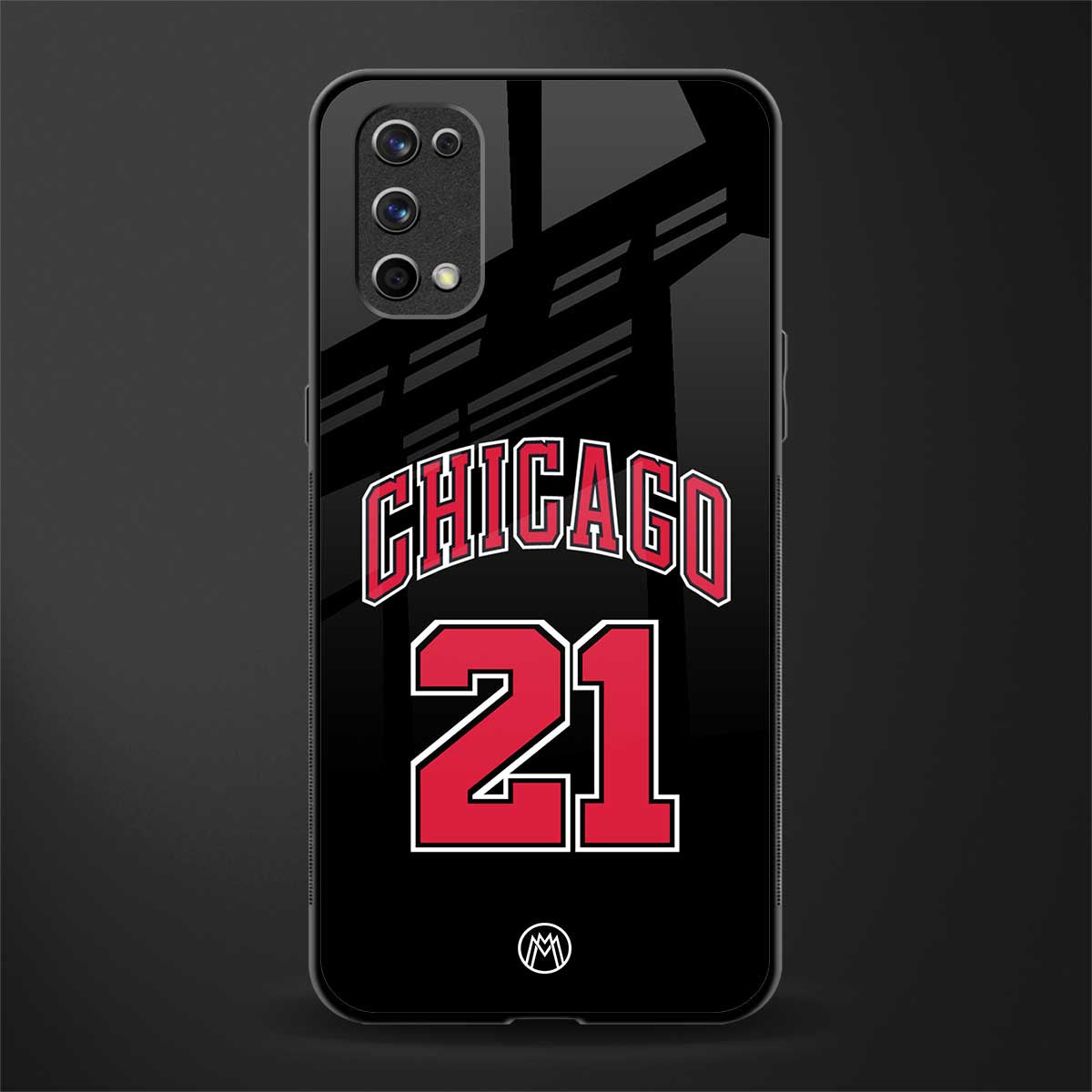 chicago 21 glass case for realme 7 pro image