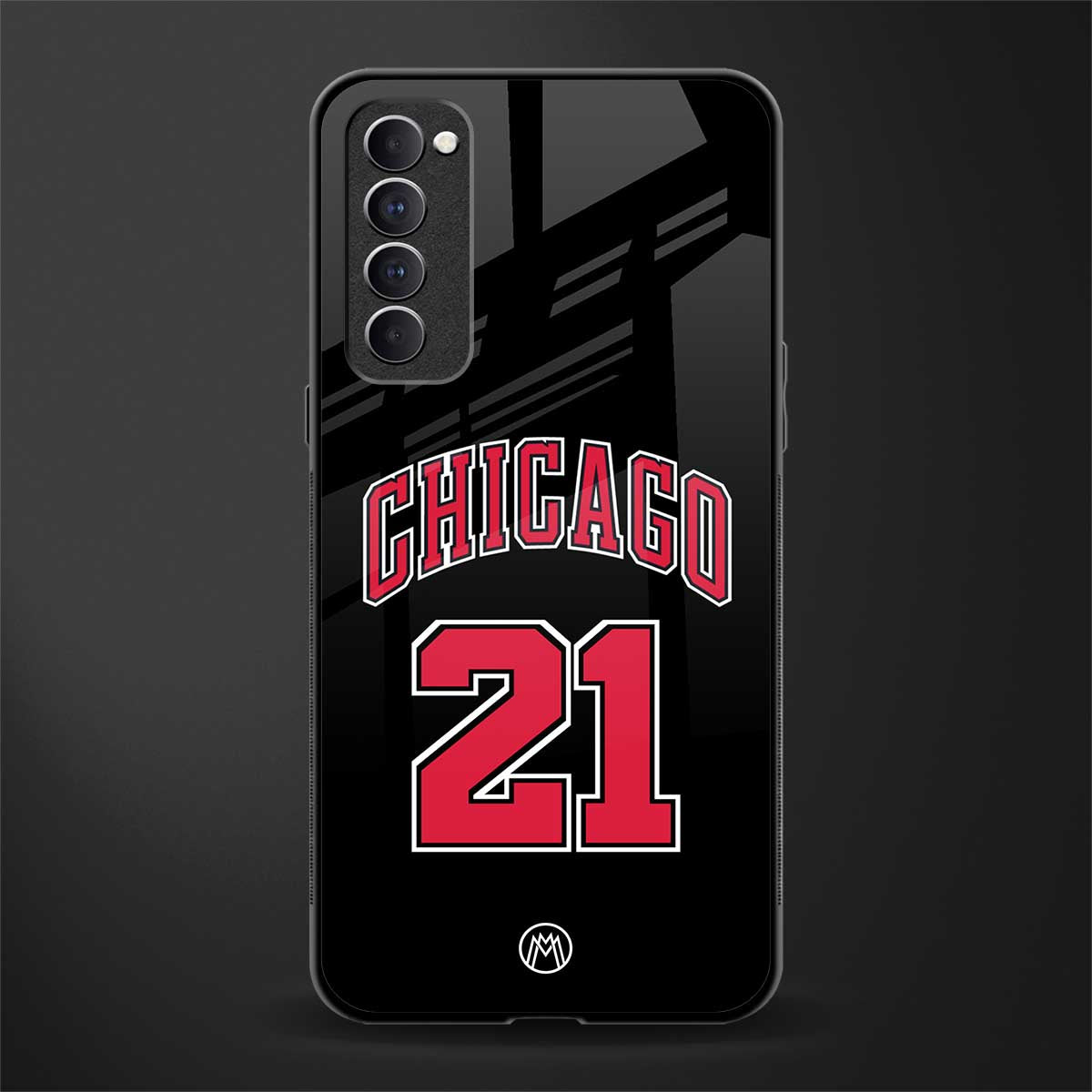 chicago 21 glass case for oppo reno 4 pro image