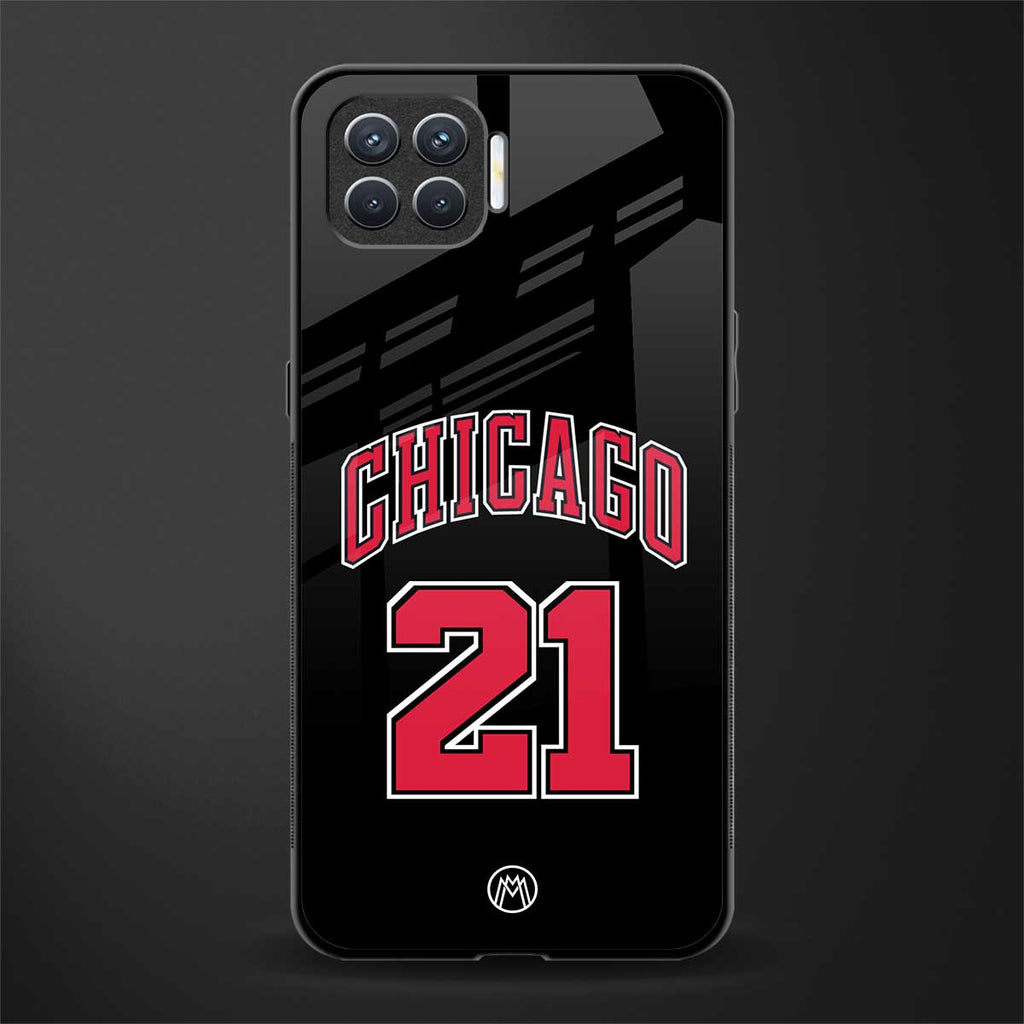 chicago 21 glass case for oppo f17 pro image