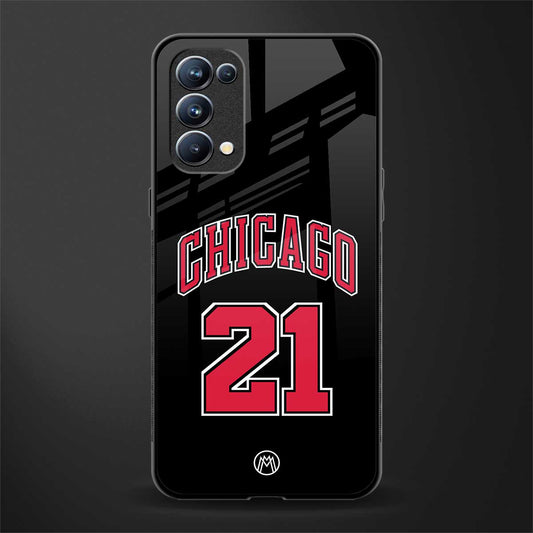 chicago 21 glass case for oppo reno 5 pro image