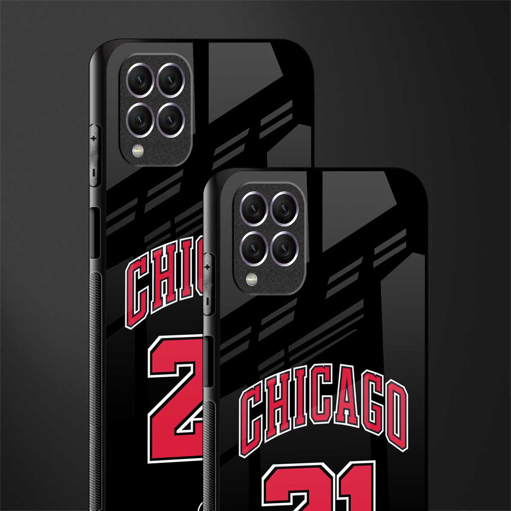 chicago 21 glass case for samsung galaxy f62 image-2