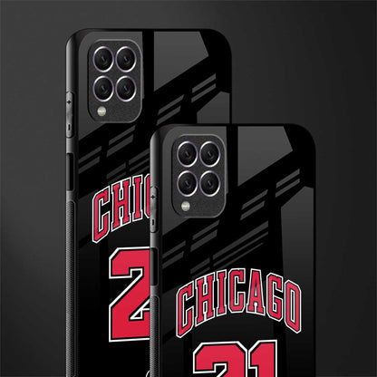 chicago 21 glass case for samsung galaxy f62 image-2