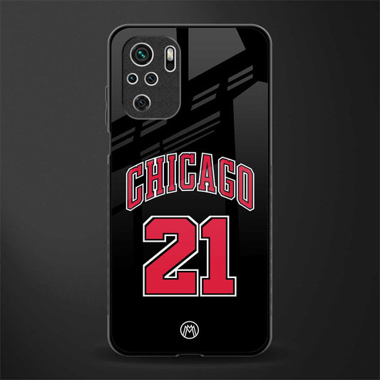 chicago 21 glass case for redmi note 10 image