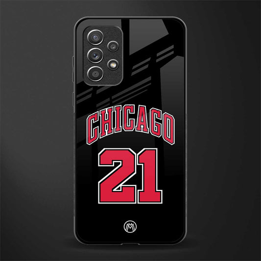 chicago 21 glass case for samsung galaxy a72 image