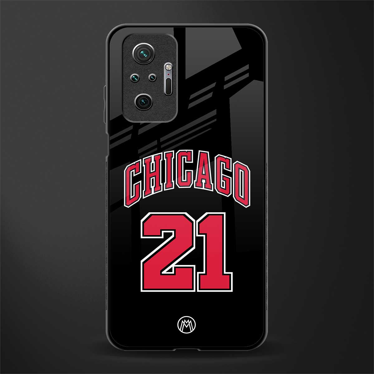 chicago 21 glass case for redmi note 10 pro image