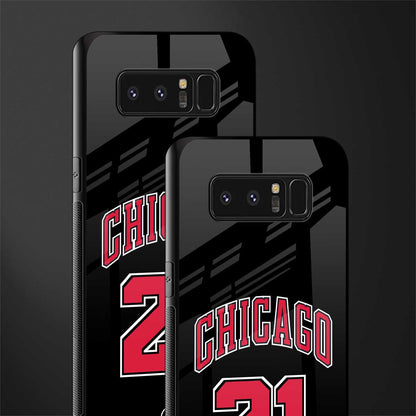 chicago 21 glass case for samsung galaxy note 8 image-2