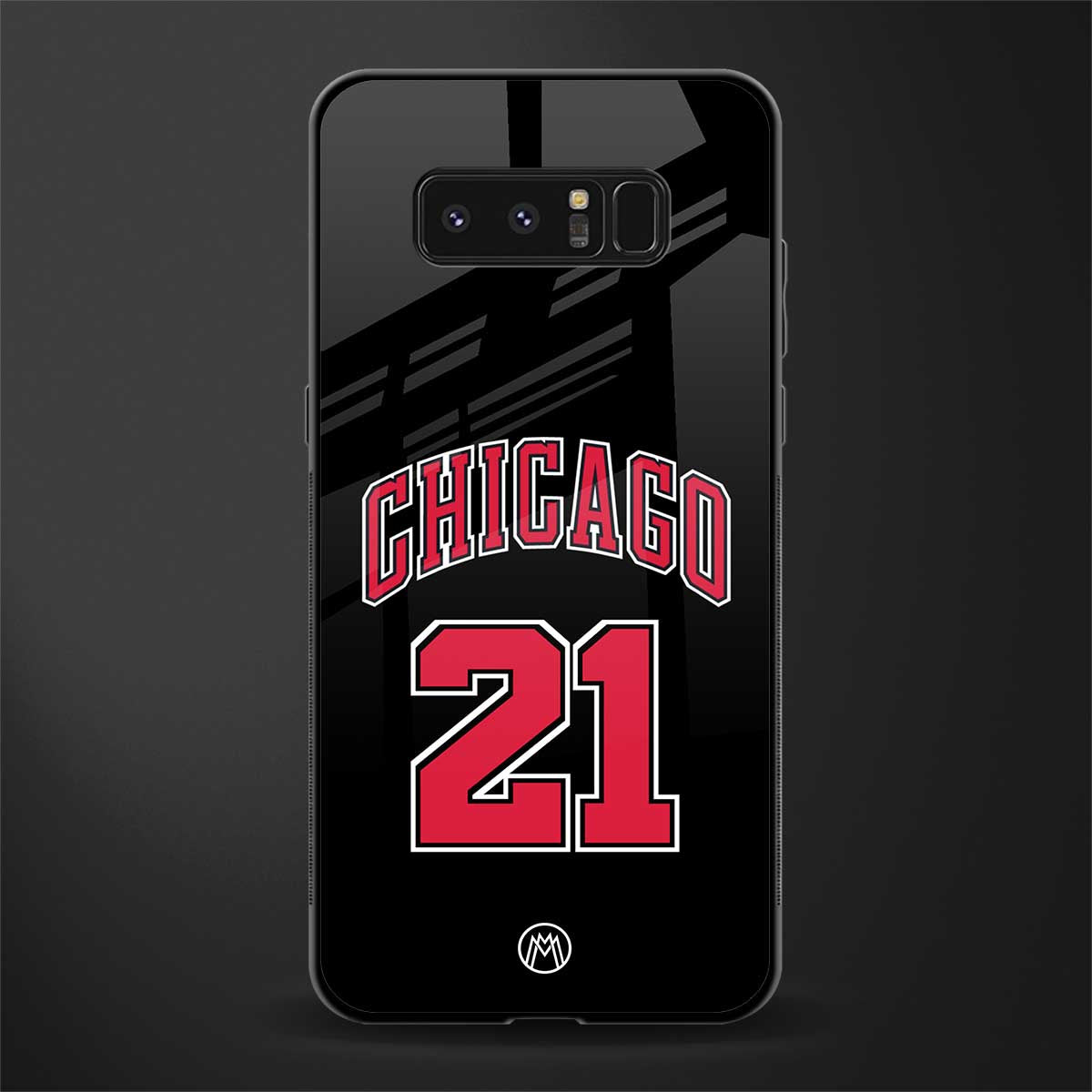 chicago 21 glass case for samsung galaxy note 8 image