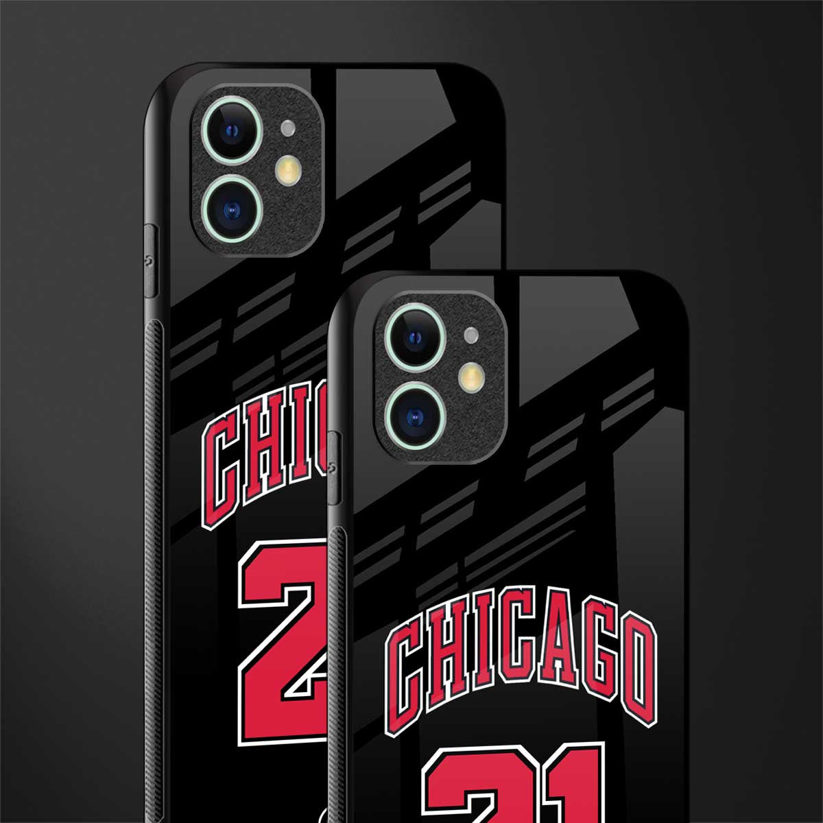 chicago 21 glass case for iphone 11 image-2