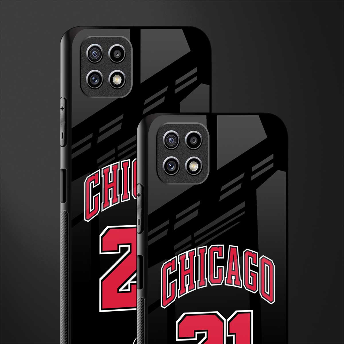 chicago 21 glass case for samsung galaxy a22 5g image-2