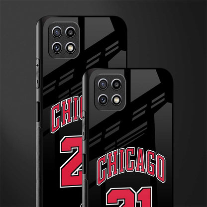 chicago 21 glass case for samsung galaxy a22 5g image-2