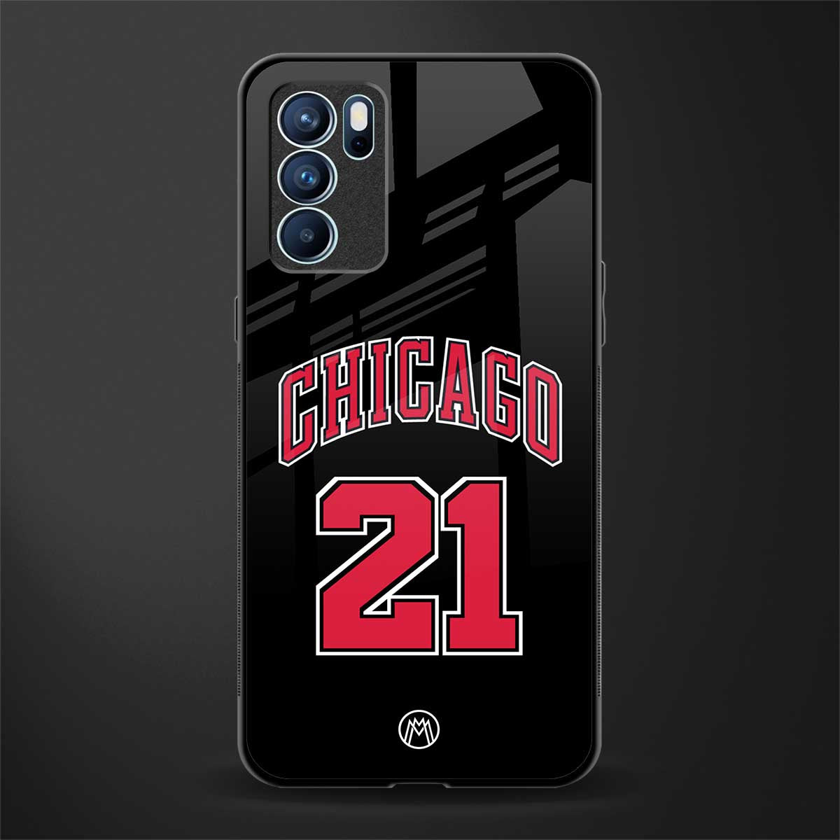 chicago 21 glass case for oppo reno6 pro 5g image