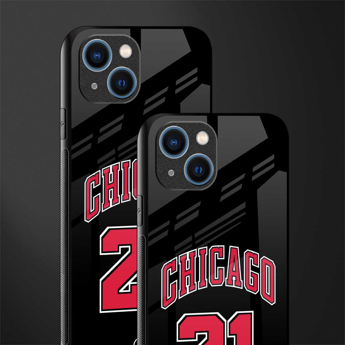 chicago 21 glass case for iphone 13 image-2