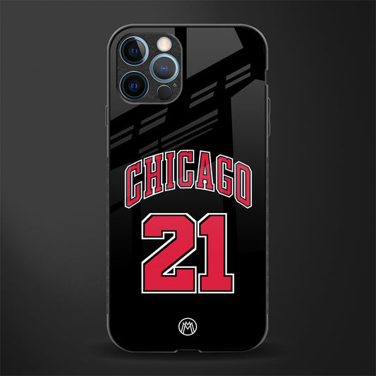 chicago 21 glass case for iphone 12 pro max image