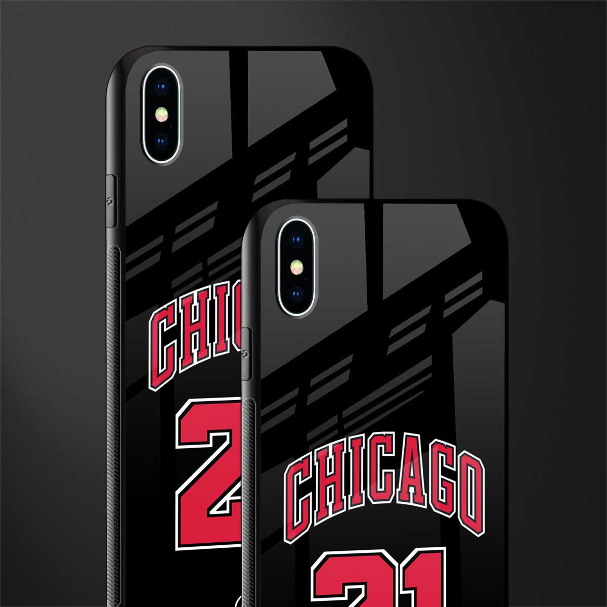 chicago 21 glass case for iphone xs max image-2