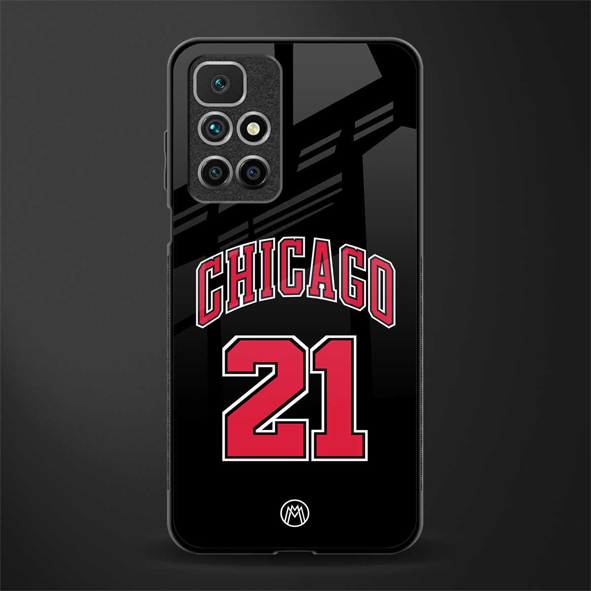 chicago 21 glass case for redmi 10 prime image