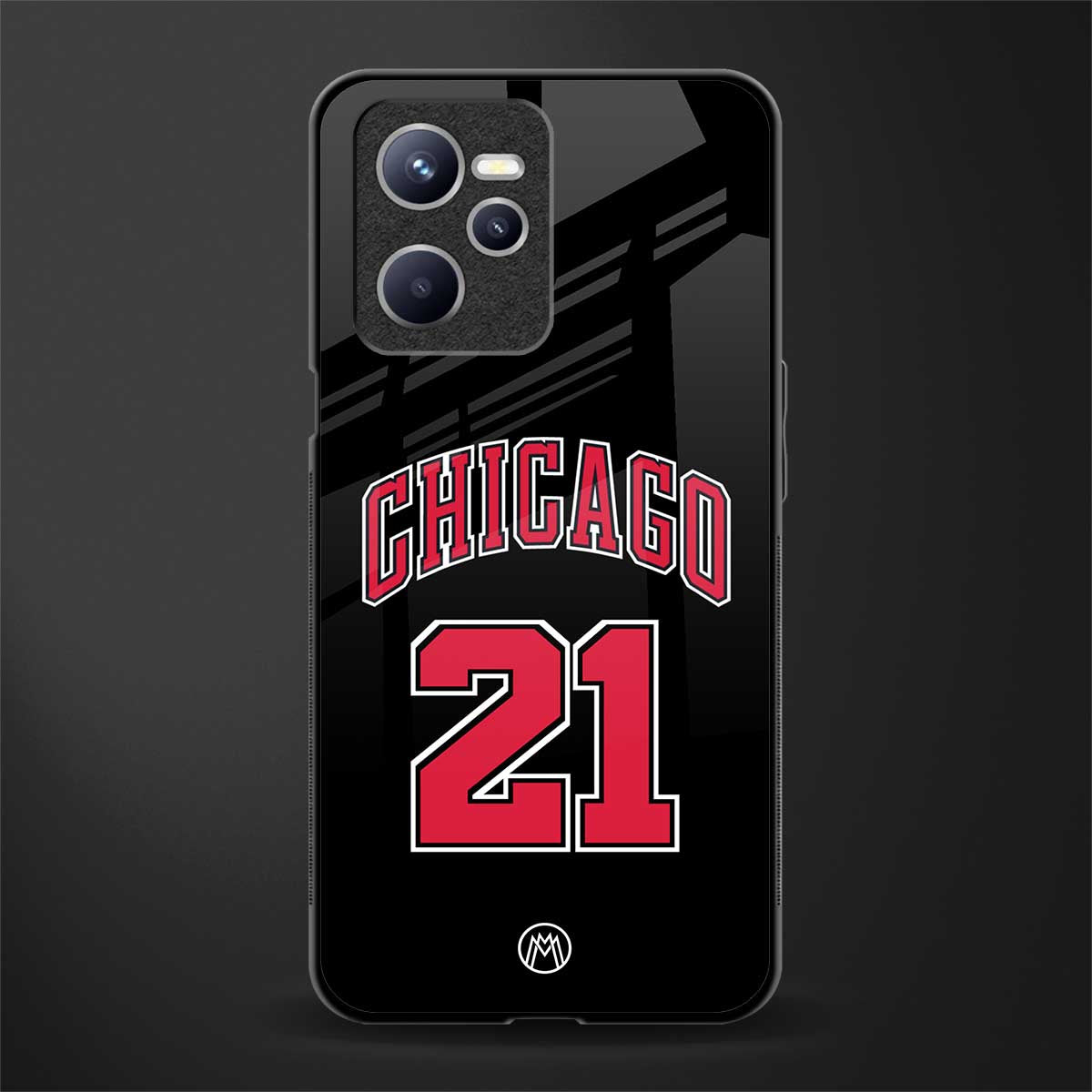 chicago 21 glass case for realme c35 image