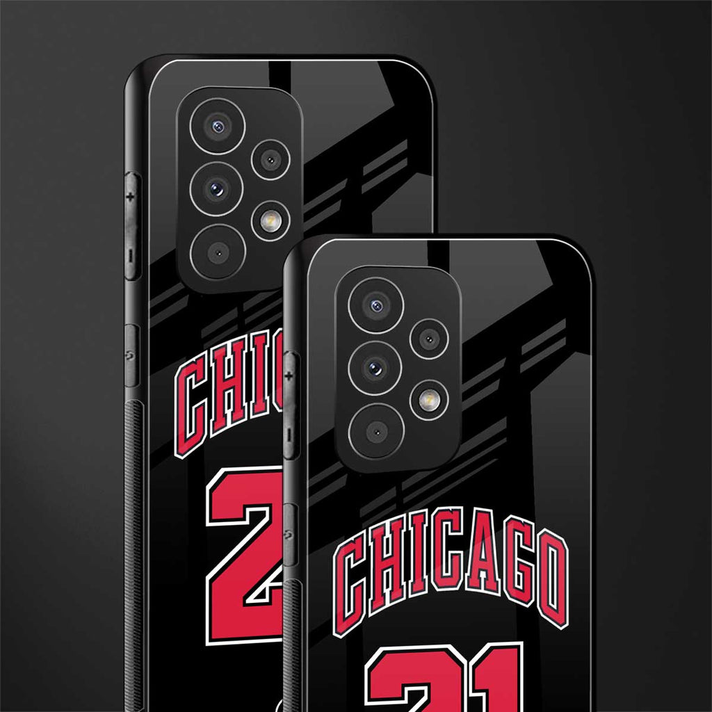 chicago 21 back phone cover | glass case for samsung galaxy a53 5g