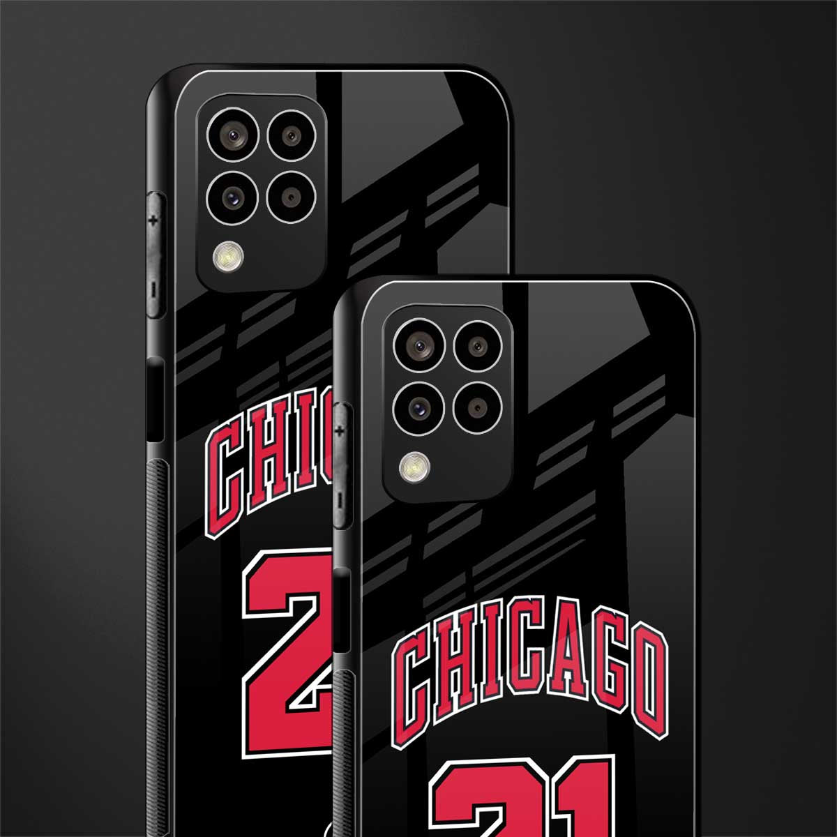 chicago 21 back phone cover | glass case for samsung galaxy m33 5g