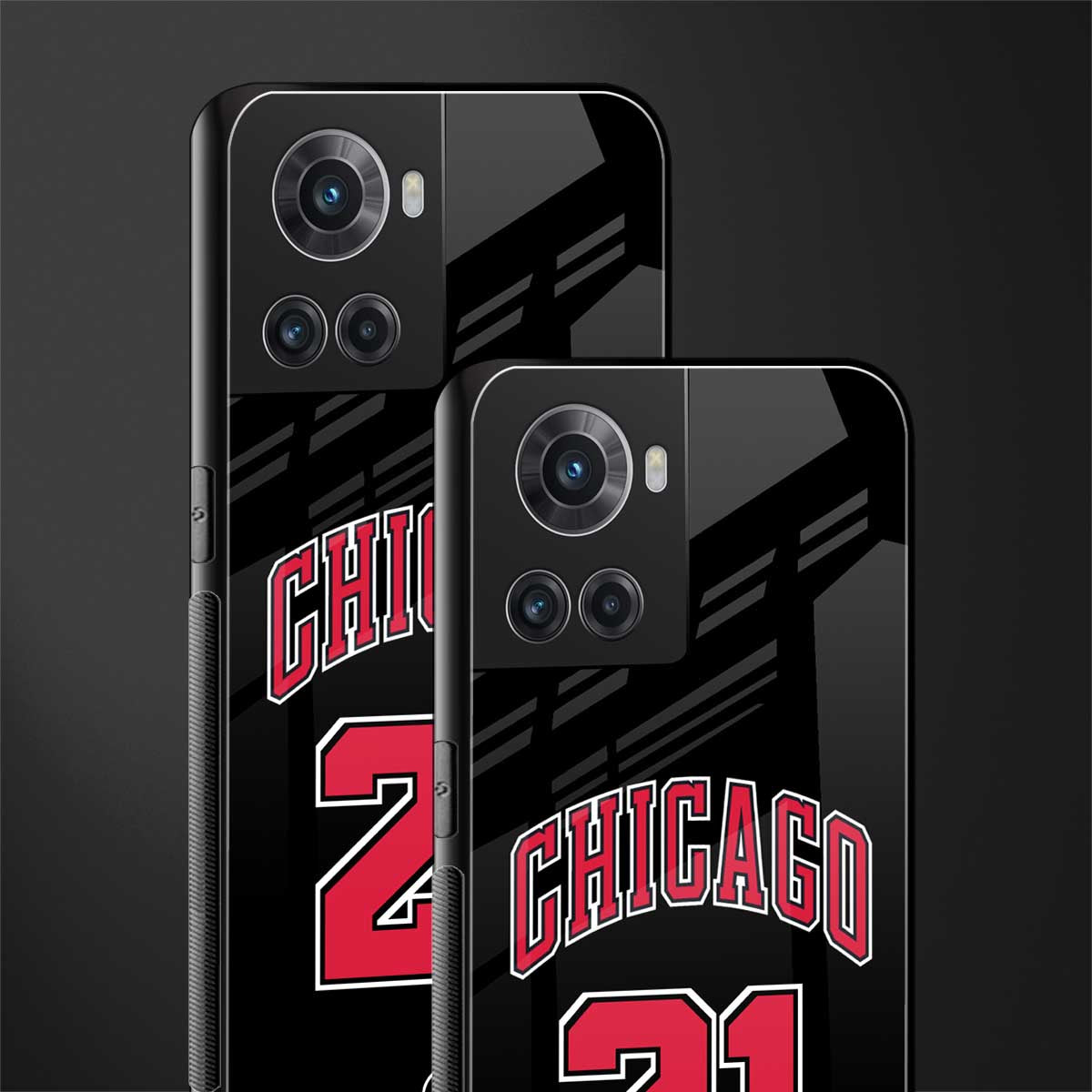 chicago 21 back phone cover | glass case for oneplus 10r 5g