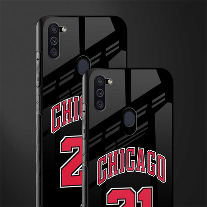 chicago 21 glass case for samsung galaxy m11 image-2