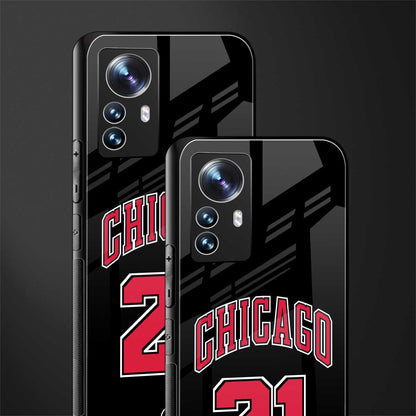 chicago 21 back phone cover | glass case for xiaomi 12 pro