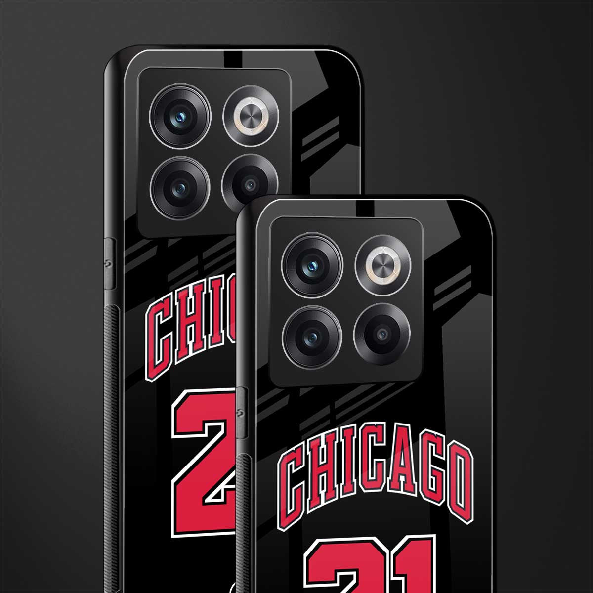 chicago 21 back phone cover | glass case for oneplus 10t