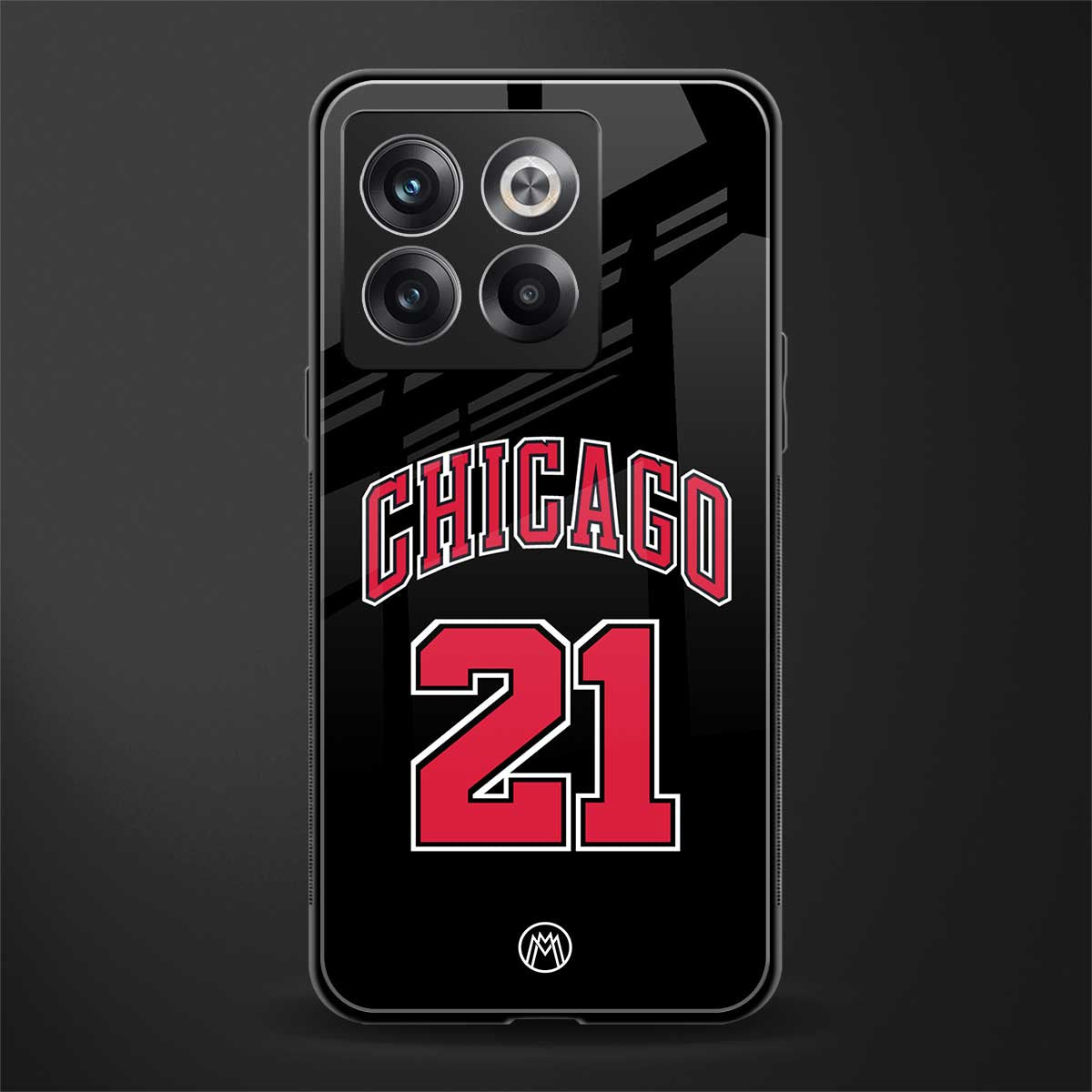 chicago 21 back phone cover | glass case for oneplus 10t