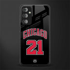 chicago 21 back phone cover | glass case for samsung galaxy f23 5g