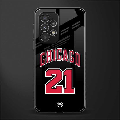 chicago 21 back phone cover | glass case for samsung galaxy a33 5g